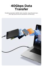 Ugreen 240W 8k60 40GBPS USB C-C PD3.1 Cable 1 Meter (L705) - #65175 - Image 7