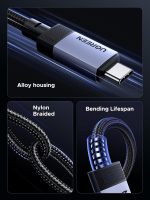 Ugreen 240W 8k60 40GBPS USB C-C PD3.1 Cable 1 Meter (L705) - #65175 - Image 5