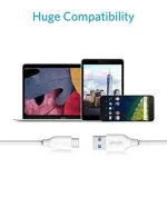 Anker Powerline USB-C to USB 3.0 3ft- White - Image 3