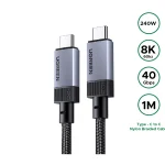 Ugreen 240W 8k60 40GBPS USB C-C PD3.1 Cable 1 Meter (L705) - #65175
